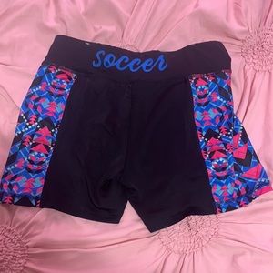 Justice Girls Soccer Biker shorts Sz 16